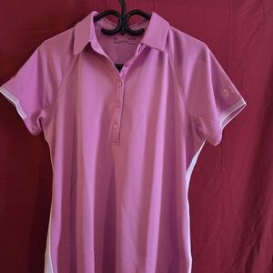Under Armour Vibrant Pink Polo